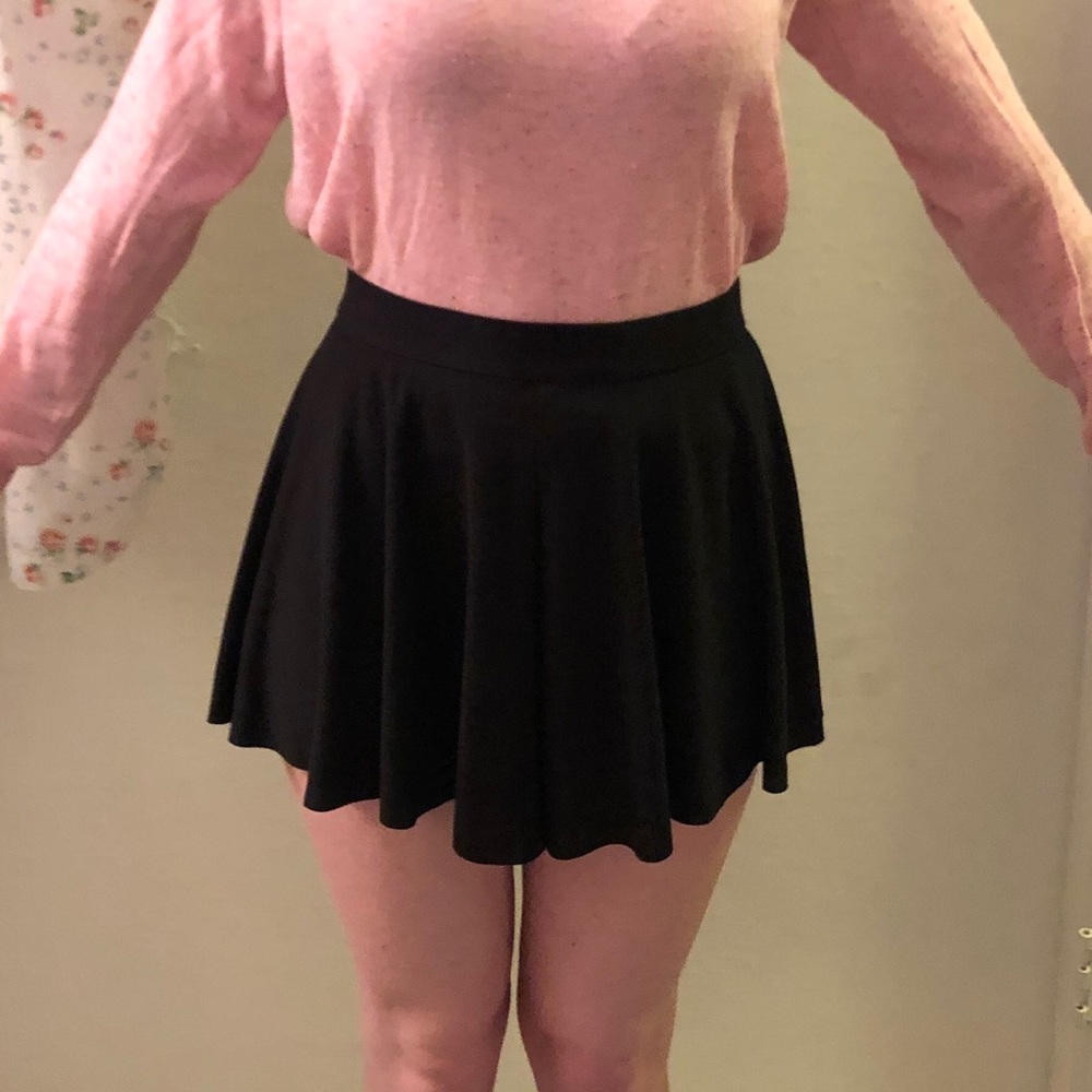 Flowy Black Shorts